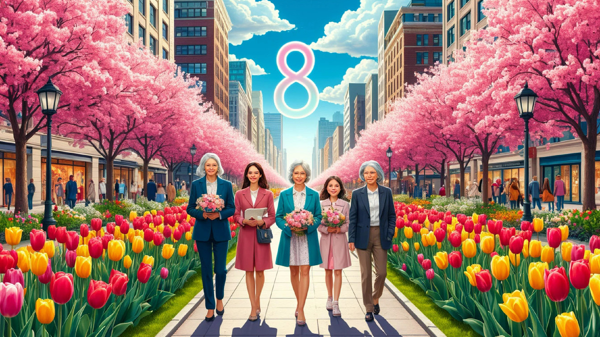 Восьмое марта — день, когда мы вспоминаем, что за каждой женщиной стоит целая вселенная: её мечты, её труд, её победы и её право быть просто счастливой. Подарите ей не просто цветы, а внимание к этой вселенной.