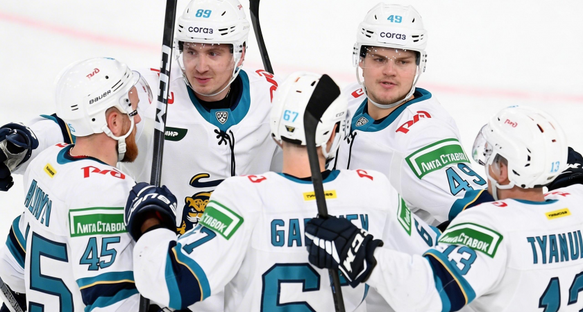    Хоккеисты "Сочи" в матче КХЛ | © пресс-служба ХК "Северсталь"