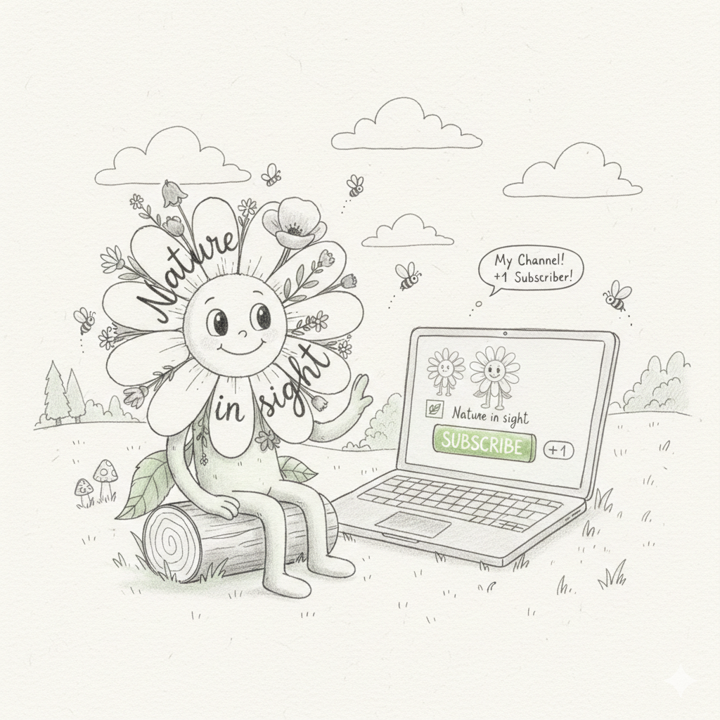 Мой первый подписчик - это я! (Фото сгенерировано ИИ)