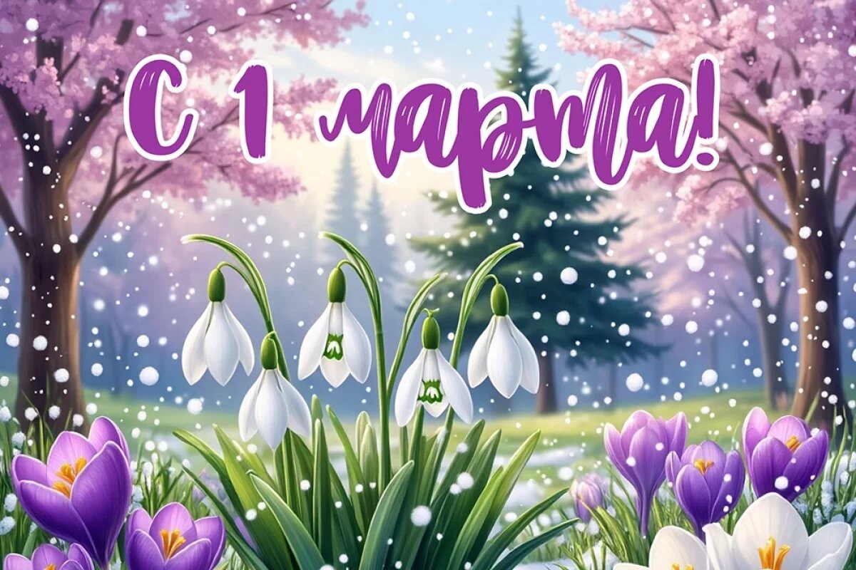    20+ открыток с первым днем весны.