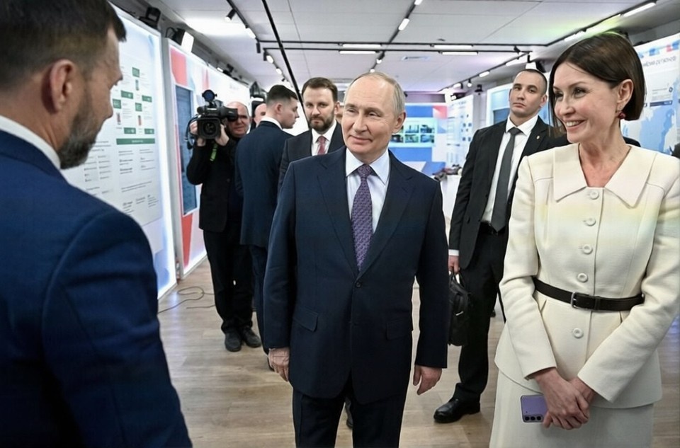    Денис Пушилин предложил Владимиру Путину создать оператора по внедрению передовых решений. Фото: Администрация Главы ДНР