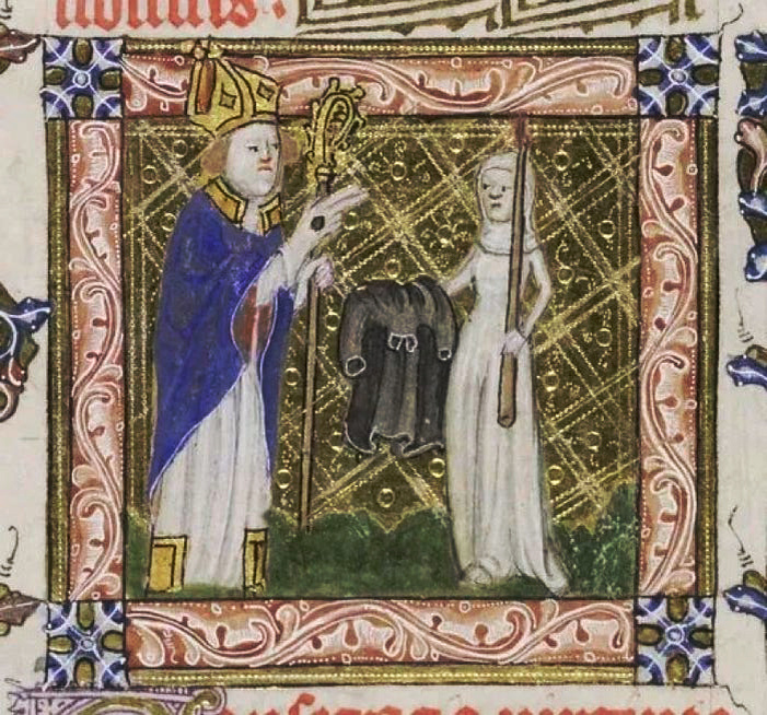 Епископ освящает девственницу