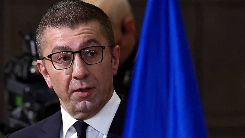 Премьер-министр Северной Македонии Христиан Мицкоский.📷Фото: Yves Herman / Reuters