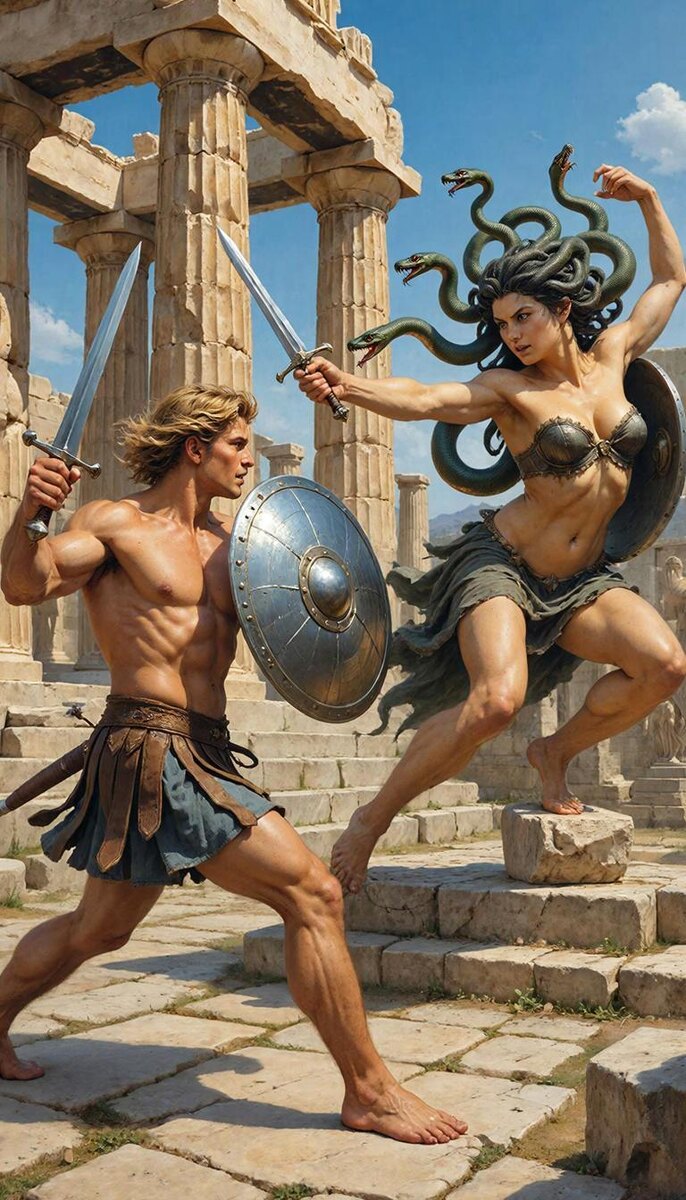 Персей и медуза Горгона