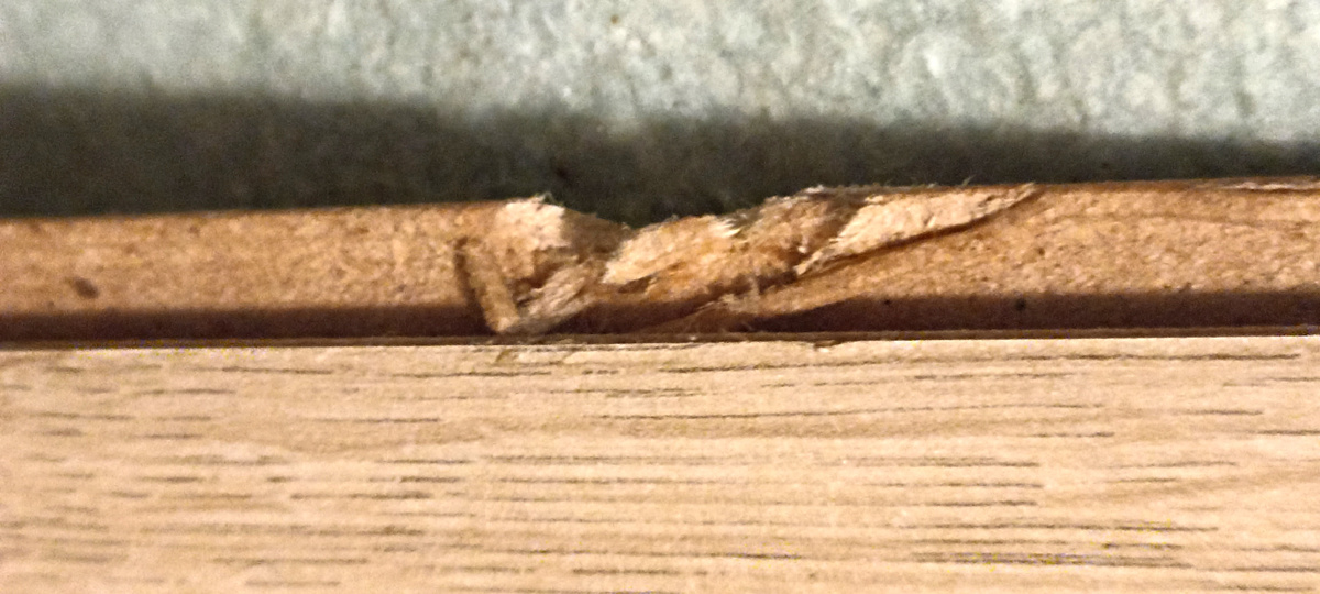 Последствия удара молотком