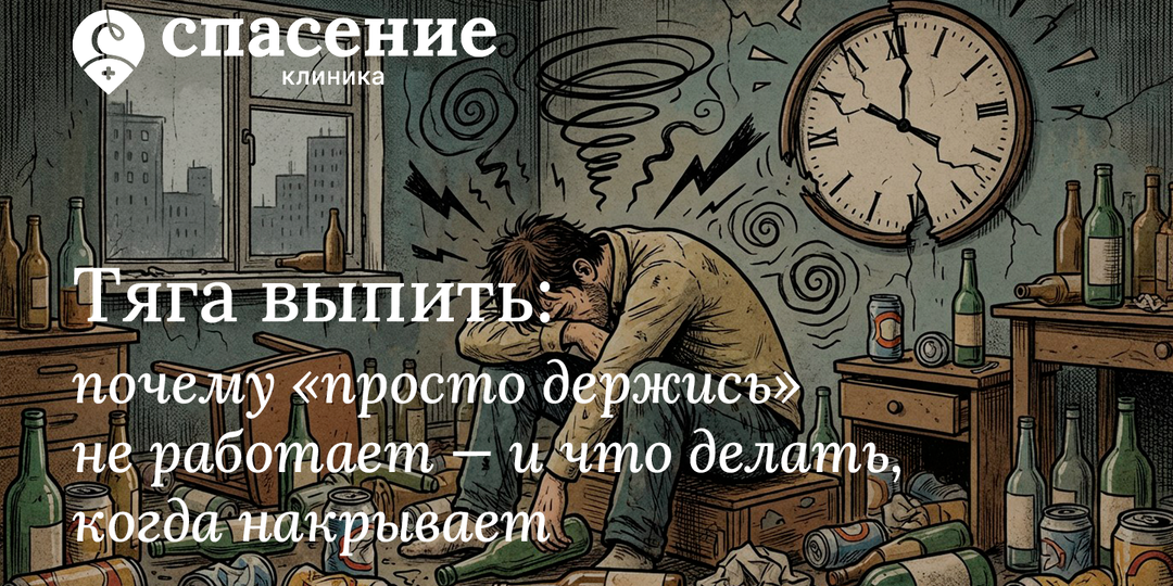 Тяга выпить: почему «просто держись» не работает — и что делать, когда накрывает
