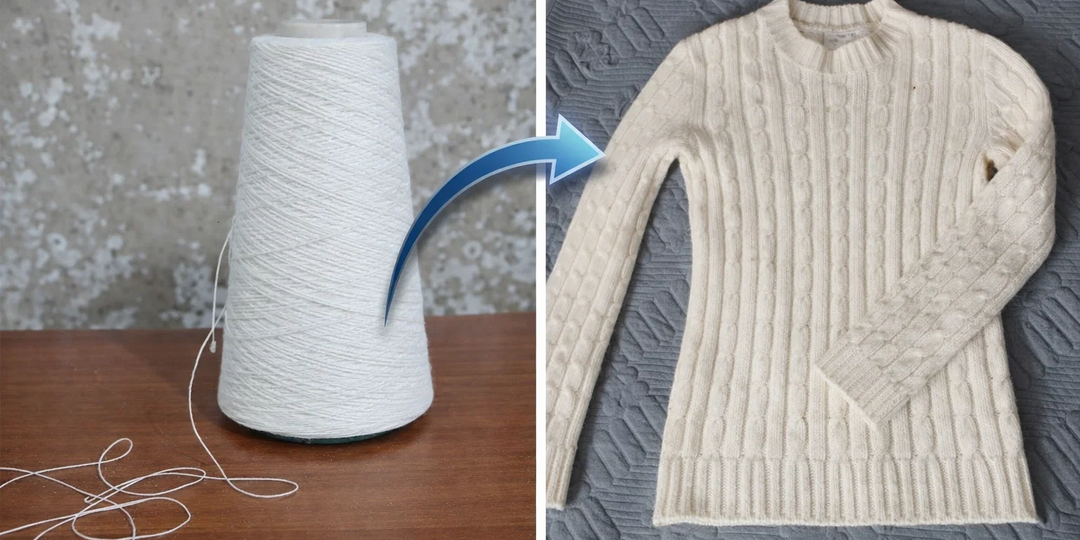 Сдержанная эстетика: связала джемпер из премиальной пряжи. Ручная работа класса люкс