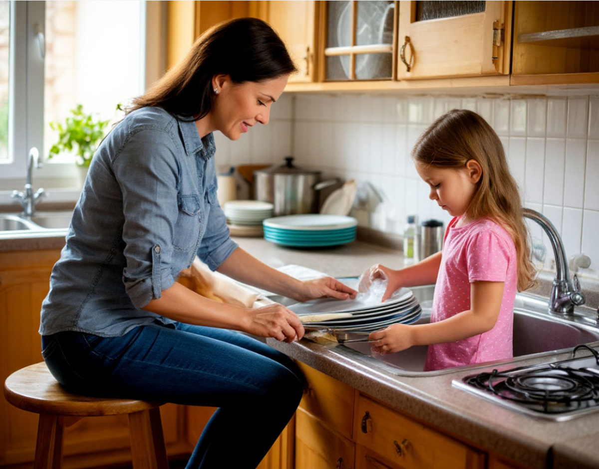 Лайфхак для родителей, как разговаривать с ребенком. Источник: «Шедеврум». 