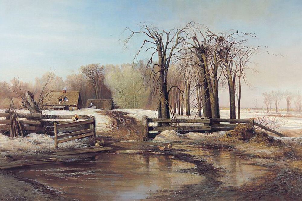 А. Саврасов "Весенний день"