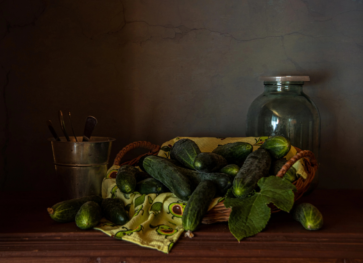 С огурцами. Лето 2025 г.