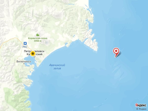    землетрясение на Камчатке