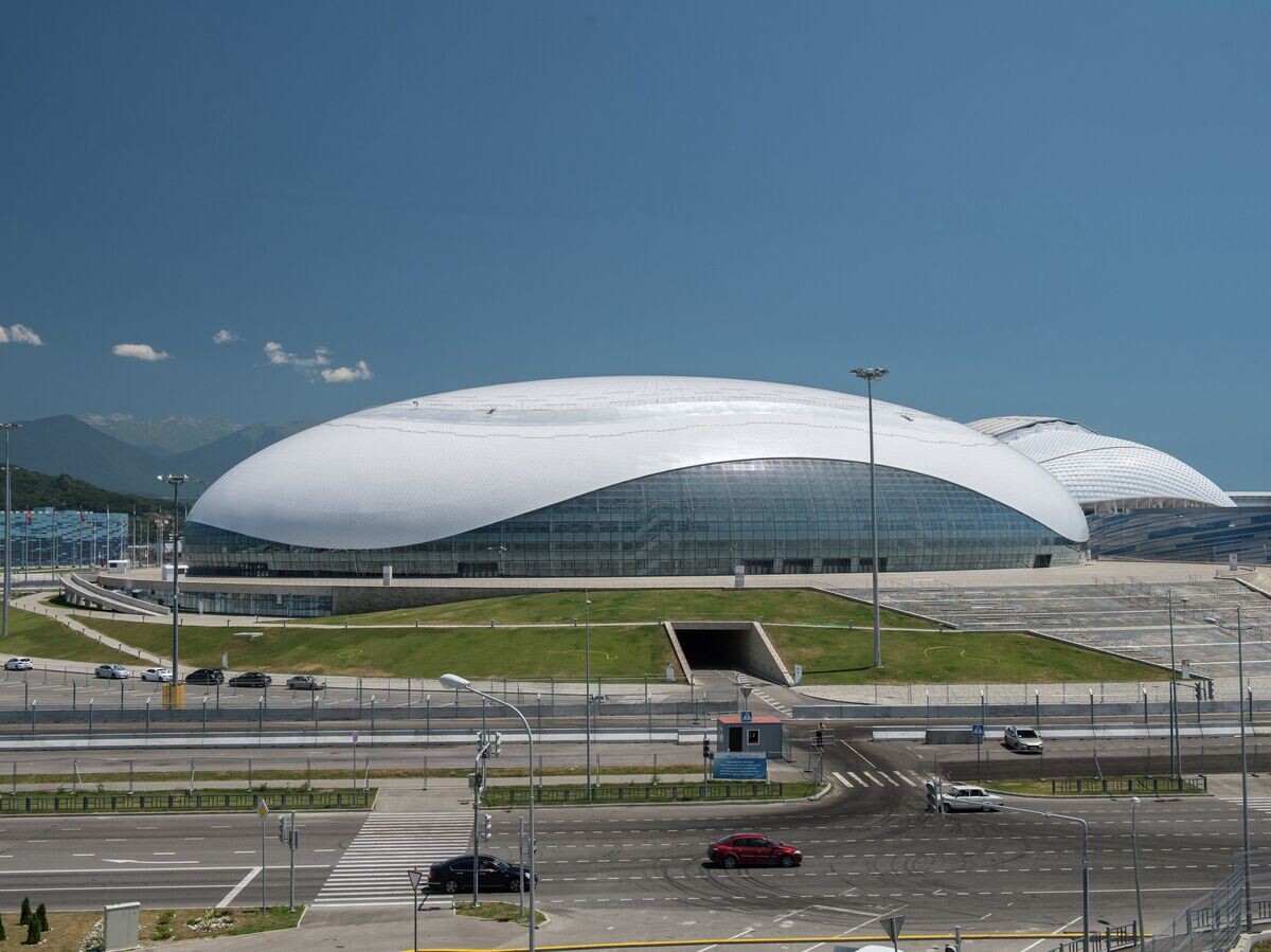    Ледовый дворец "Большой" в Олимпийском парке в Сочи | © РИА Новости / Михаил Мокрушин