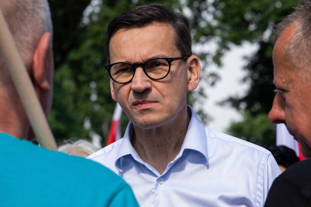    Экс-премьер-министр Польши Матеуш Моравецкий / Источник: © KRZYSZTOF CWIK/EPA/TASS