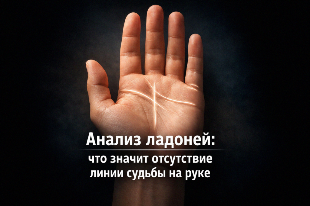    Изучение значения отсутствия линии судьбы на ладонях admin