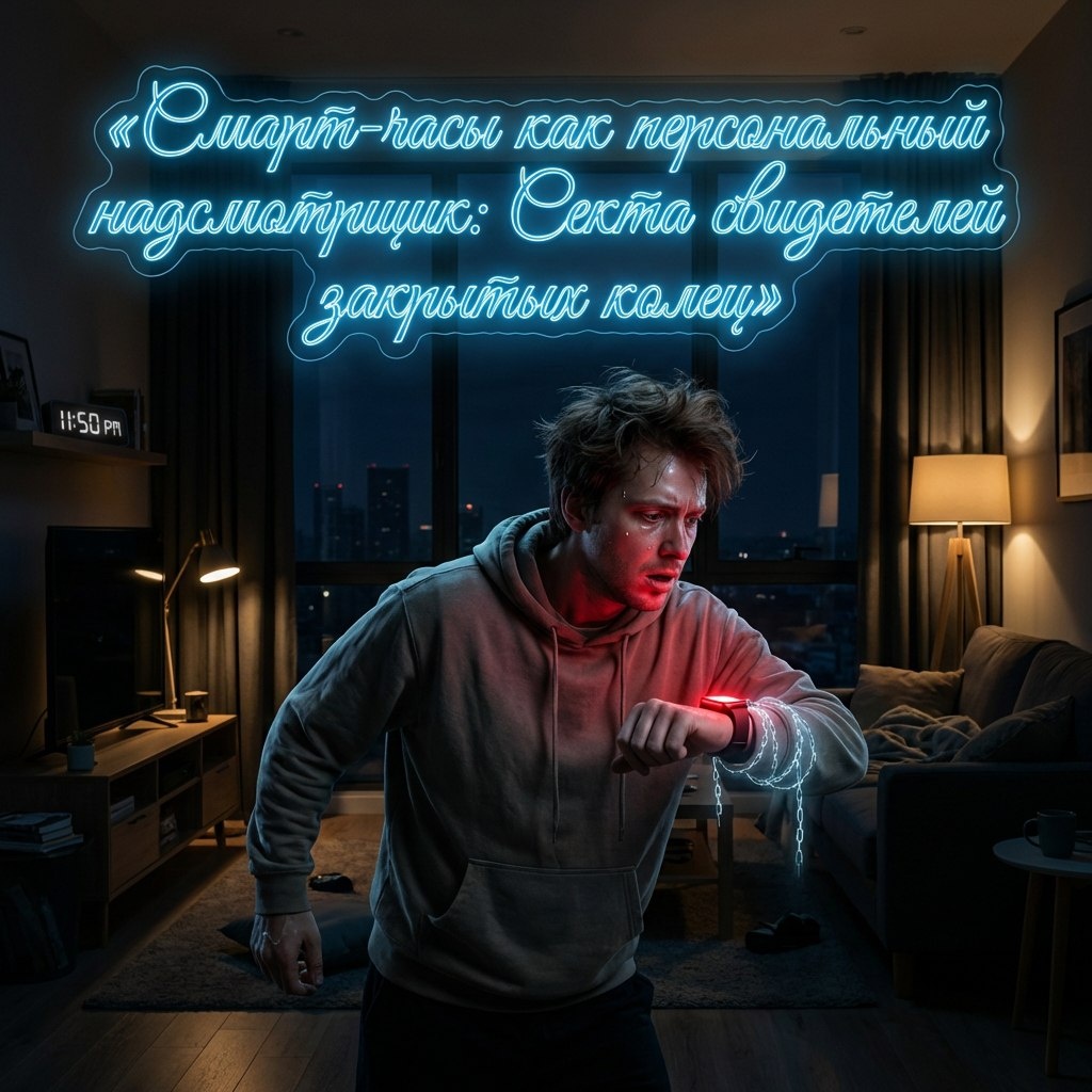 «Смарт-часы как персональный надсмотрщик: Секта свидетелей закрытых колец»