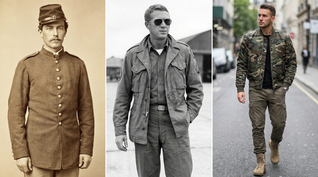 Военный стиль для мужчин