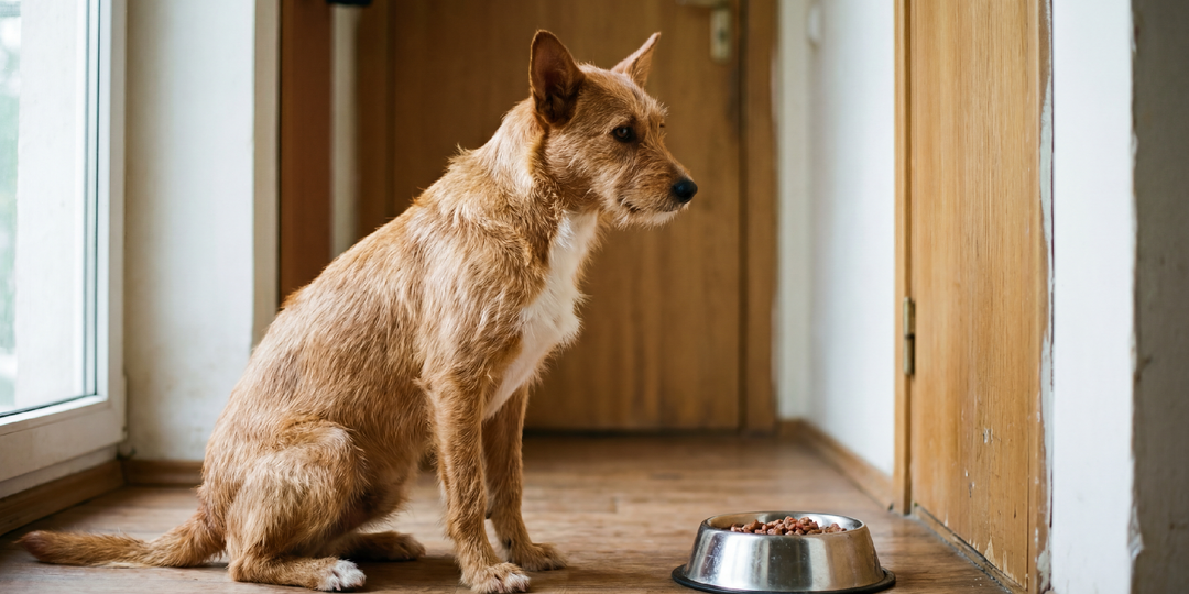 Рыжий пёс ждал хозяина — ему нужно было попрощаться