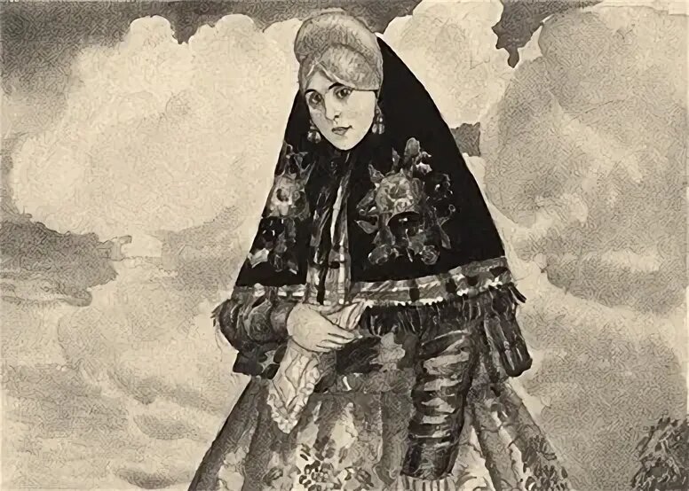 Иллюстрация к драме А.Н. Островского"Гроза"(в свободном доступе).