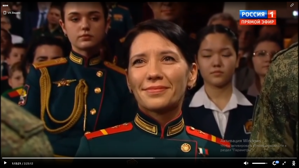 Кадр передачи. Фото автора. 