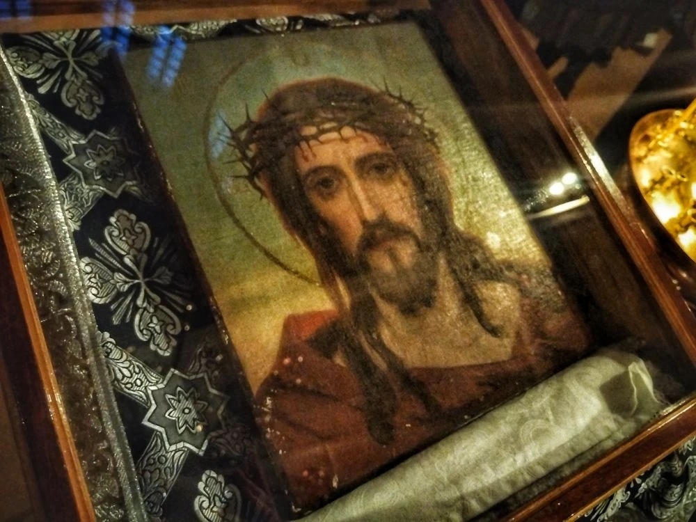 Икона Спасителя в тер новом венце. Фото Ирины Ермакович