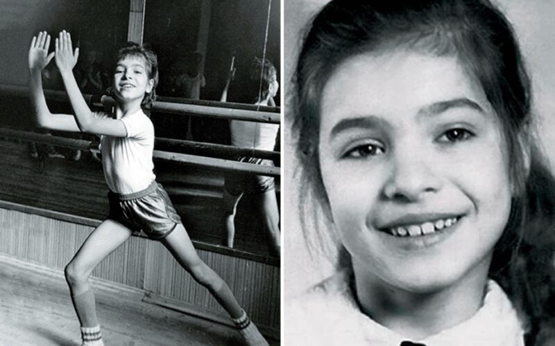    Елена Подкаминская в детстве: застенчивая девочка из творческой семьи.