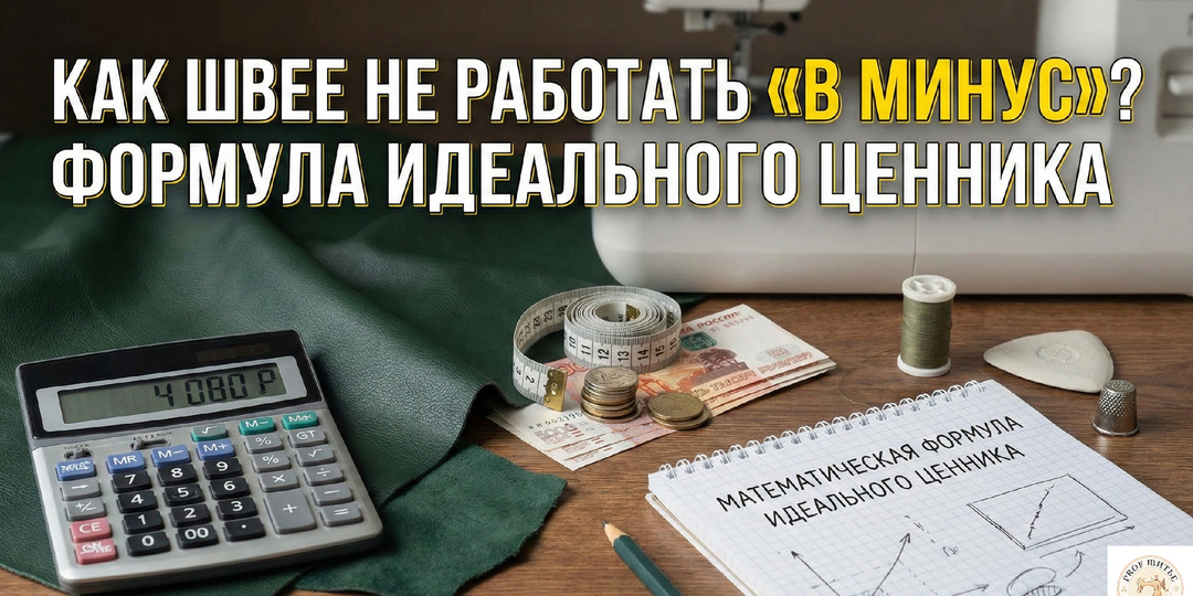 🧵 Как швее не работать «в минус»? Математическая формула идеального ценника 💰