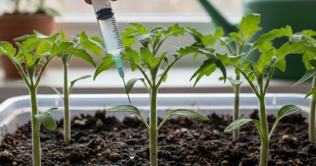 Янтарная кислота главный секрет коренастой рассады помидор. Рассказываю в деталях как делать и как применять.