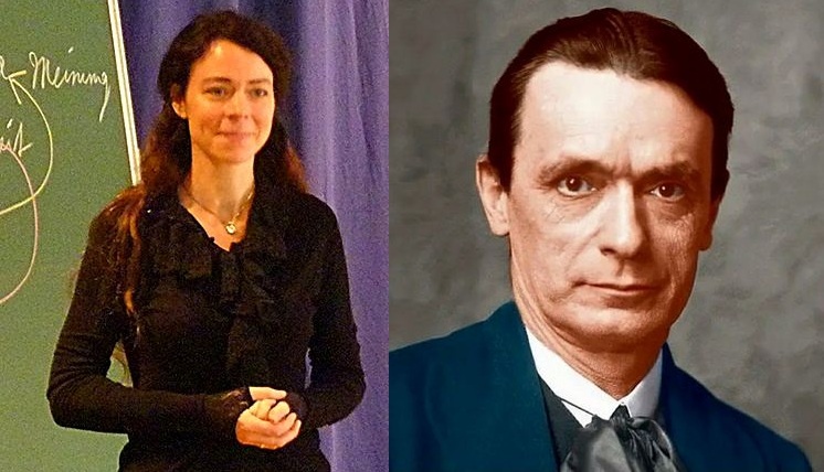 Юдит фон Халле и Рудольф Штайнер. Изображения взяты из "Библиотеки духовной науки".