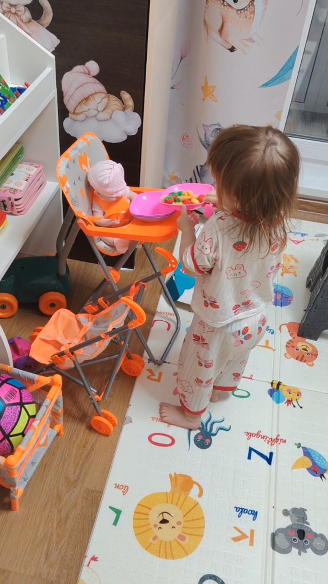 Сварила ляле что-то из овощей