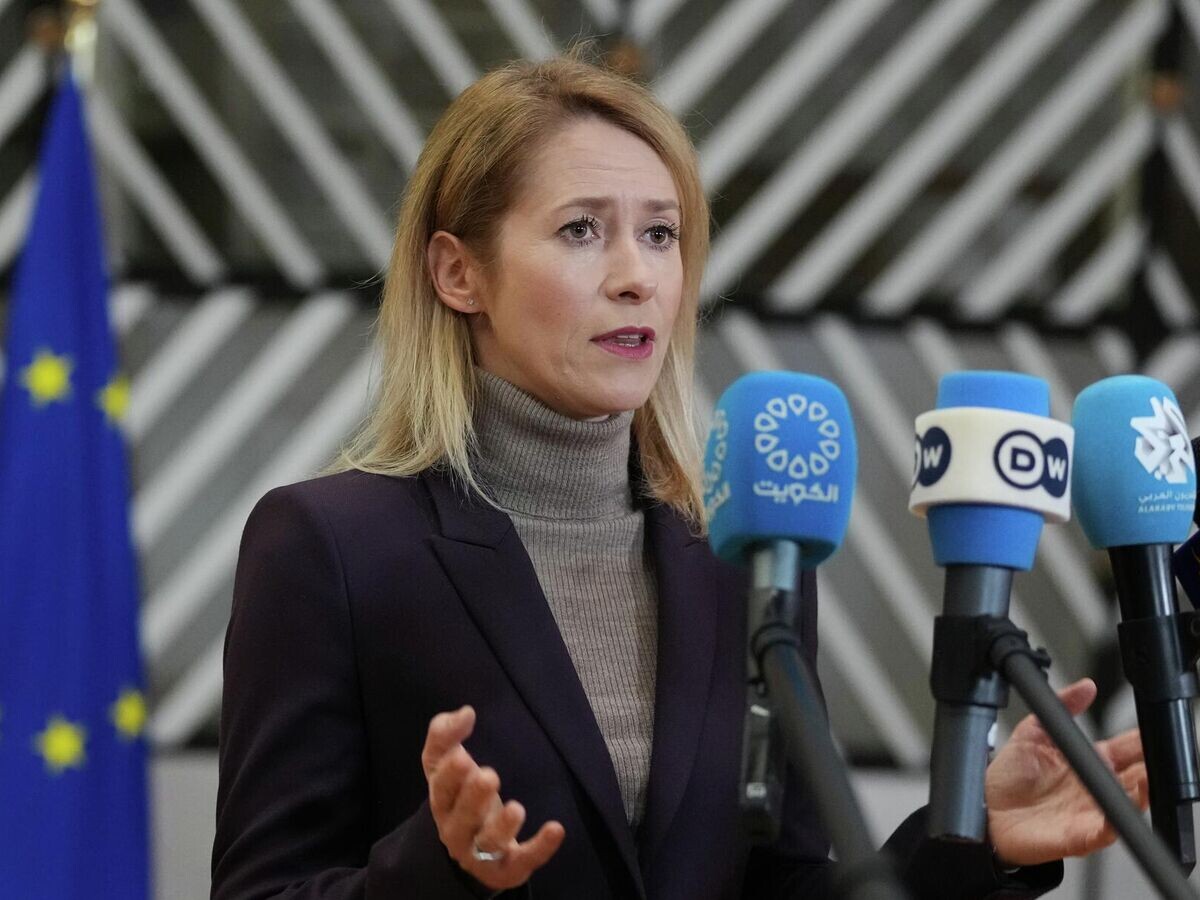    Кая Каллас на встрече министров иностранных дел ЕС в Брюсселе | © AP Photo / Virginia Mayo