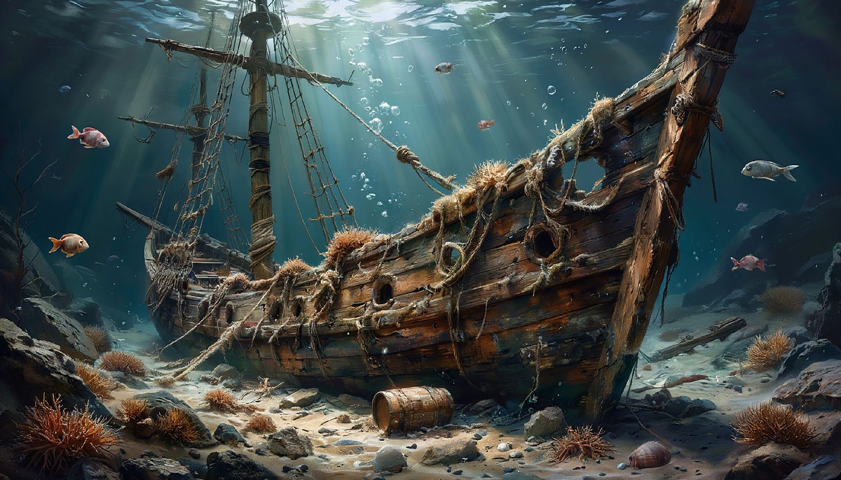 Глубины Чёрного моря скрывают множество древних артефактов.