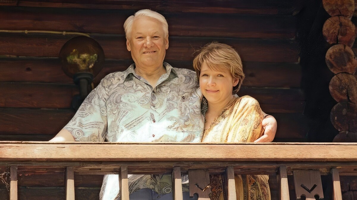 Борис Ельцин с дочерью Татьяной.