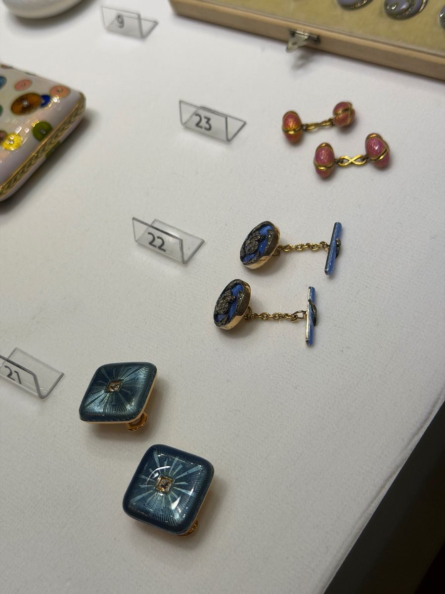 Запонки, коллекция музея Фаберже 