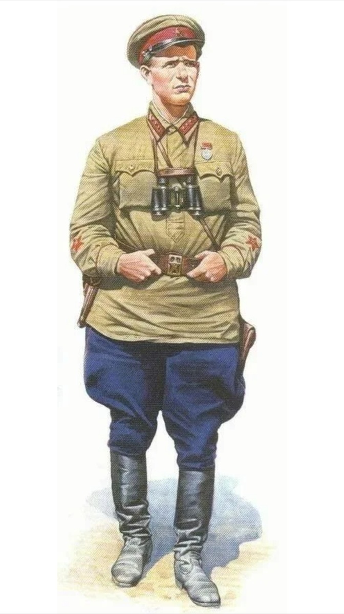 Старший политрук стрелковых частей РККА (на наш манер - замполит роты) с юбилейной медалью "ХХ лет РККА" на груди и больше ни одной награды, но вскоре будут и много... Если выживет... Хасан, Халхин-гол, Советско-Финская 1939/1940 годов, Западные Украина и Белоруссия, Прибалтика и Бессарабия, Великая Отечественная война и Советско-японская война... Столько войн всего за семь лет... Да, пока одна у политрука медалька, но быть ему комиссаром полка, а то и командиром его, и неоднократно орденоносцем... Если выживет... (Картинка из открытых источников)... 