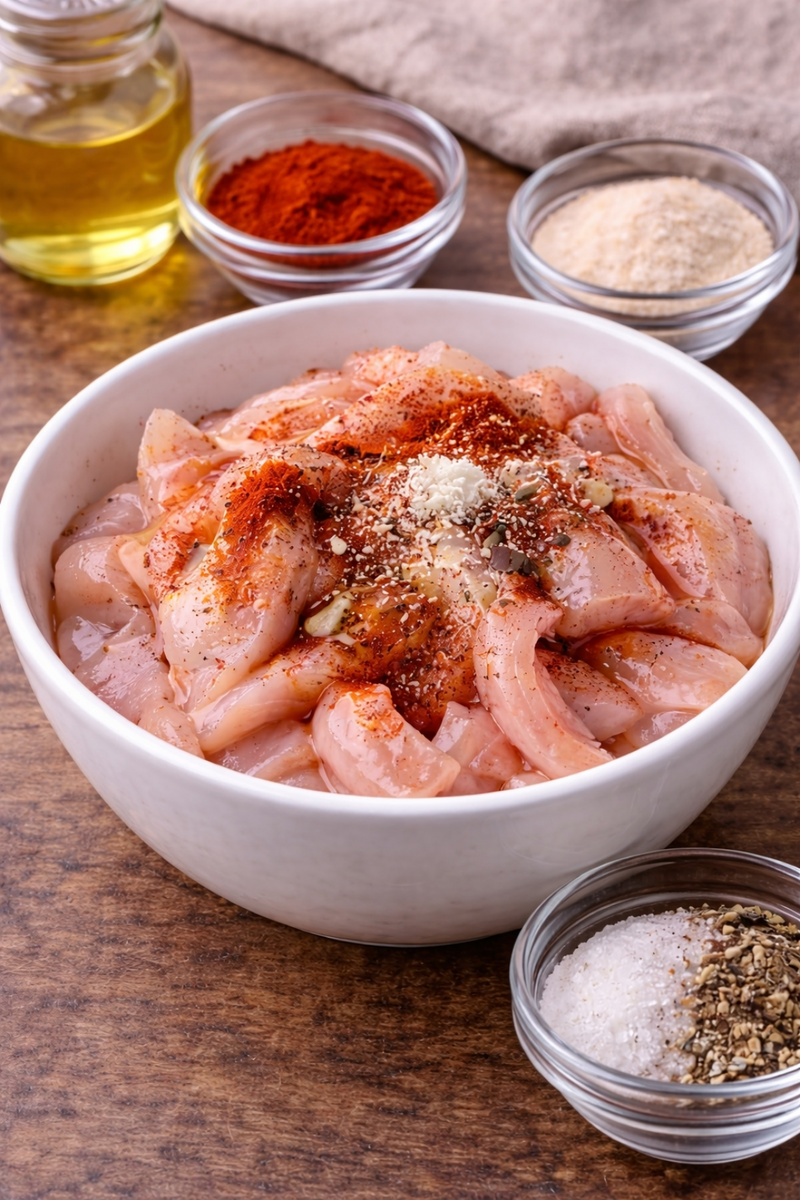 Маринуем курицу