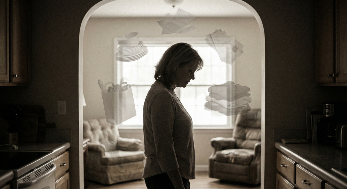 Человек берёт на себя больше, чем ему принадлежит, и со временем перестаёт замечать, что несёт чужую ношу.