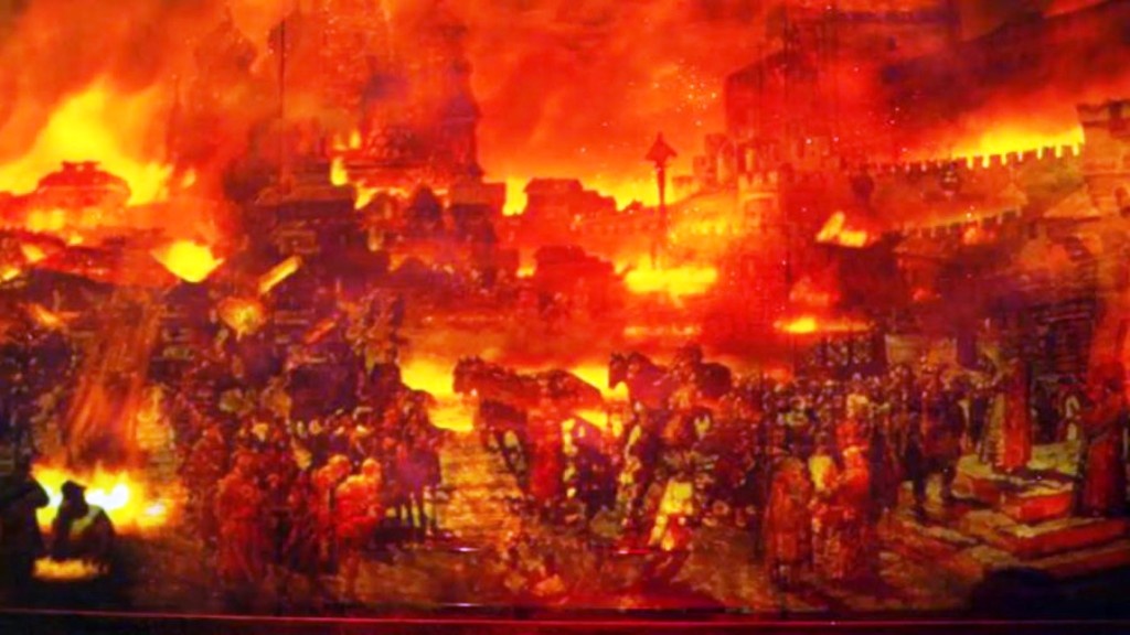 Крымский хан Девлет Гирей сжег в 1571 году Москву. Источник: Яндекс. Картинки.