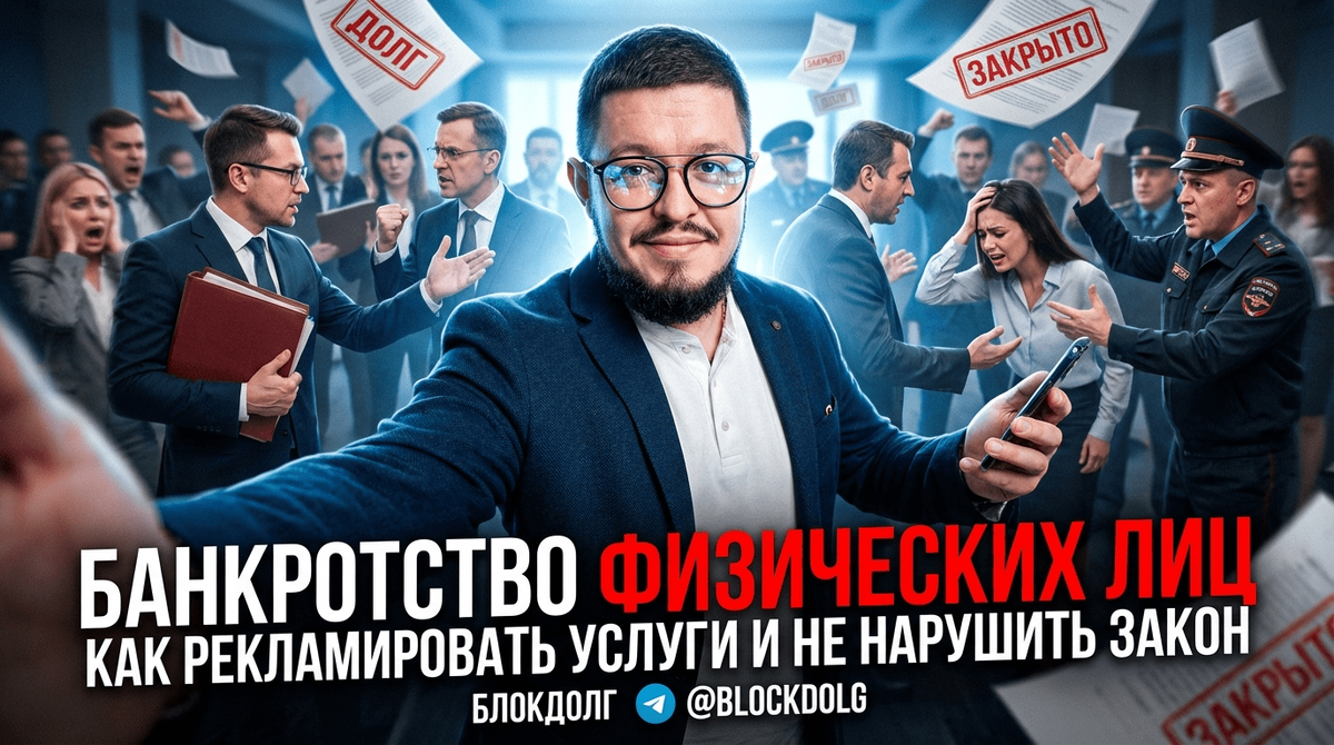    Руководство по рекламе услуг банкротства физических лиц. Максим