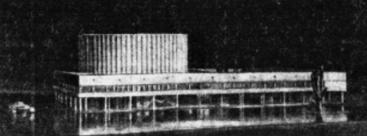 Проект студии циркового искусства. Источник: газета "Московская правда", №113, 1963.