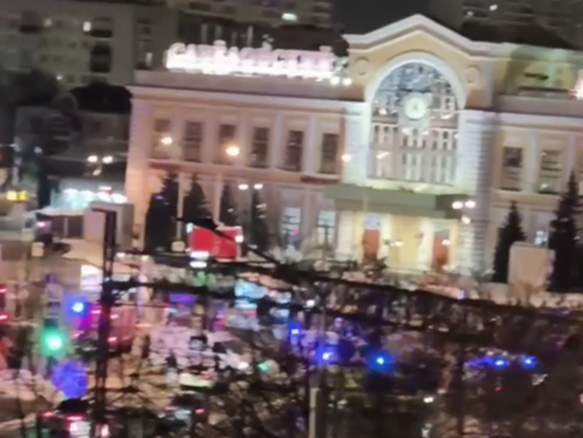    Ситуация на площади Савеловского вокзала в Москве после взрыва | © РИА Новости