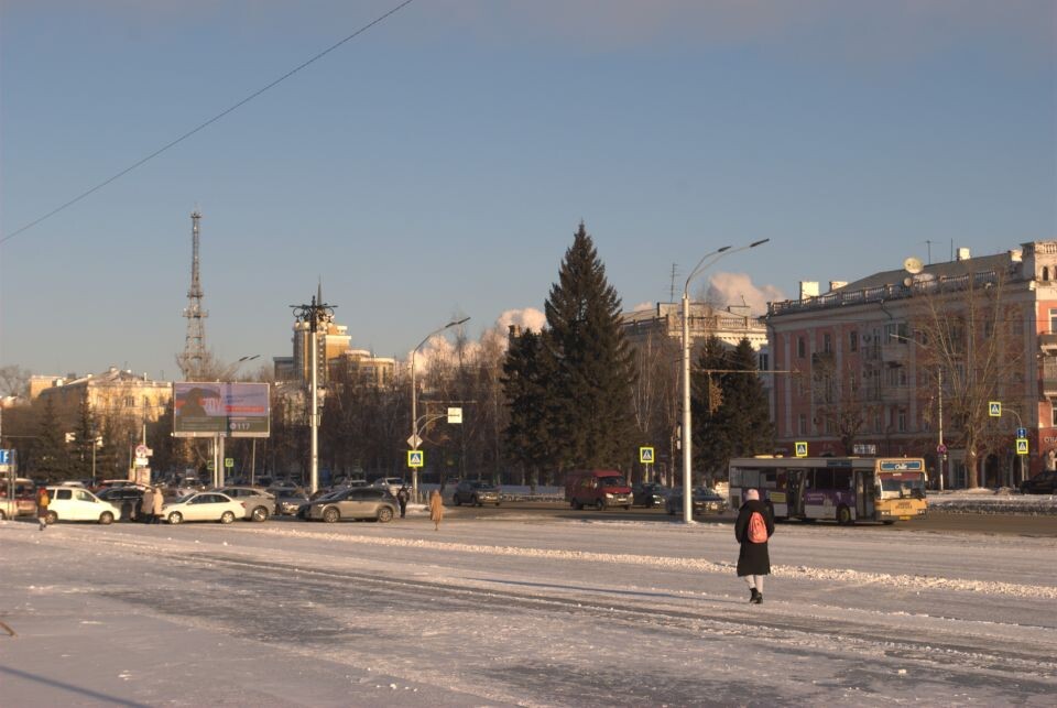    Мороз в Барнауле. Зима. Снег. Источник: Елизавета Жаринова/"Толк"