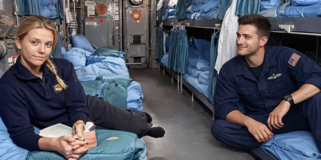 Как женщины в США служат с мужчинами в смешанных экипажах на подводных лодках?