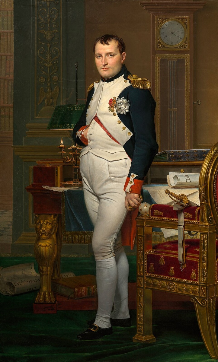Император Наполеон в своём кабинете в Тюильри. Давид (1812).
