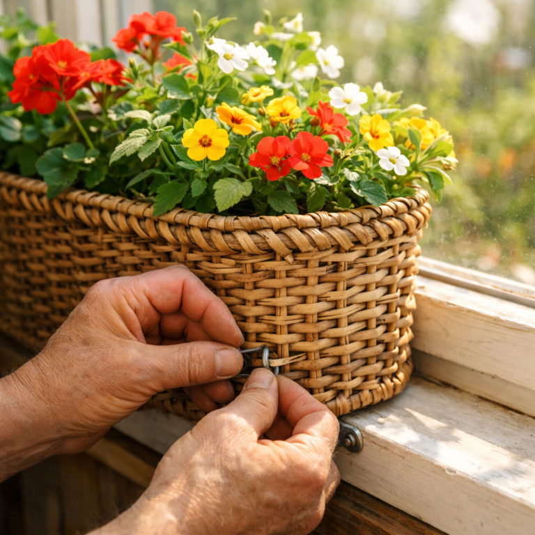    Секреты устойчивости плетеных кашпо Loza