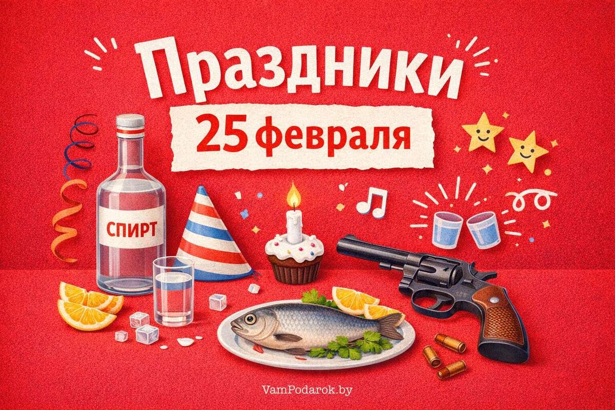 Праздники 25 февраля 2026 года: Международный день кохлеарного импланта, День открытия спирта, День рождения револьвера и другие события