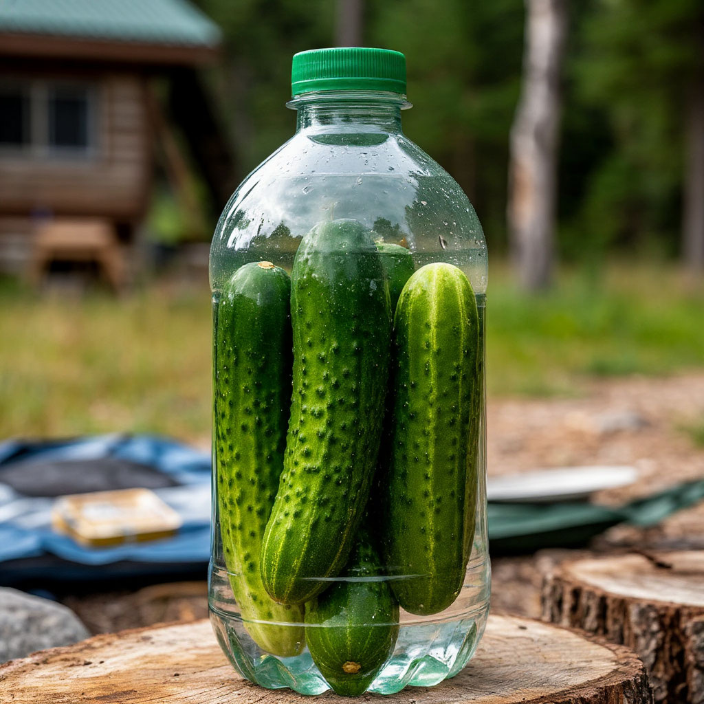 ОГУРЦЫ СОЛЕНЫЕ В БУТЫЛКЕ