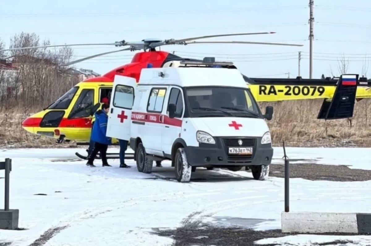    В 2025 году 160 больных и раненых кузбассовцев эвакуировали вертолётами