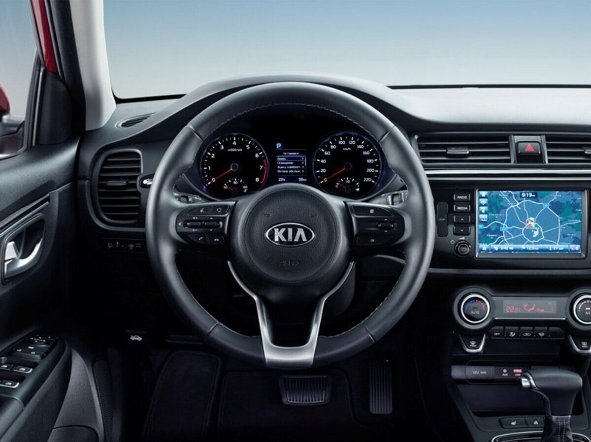    #Салон нового KIA Rio © Фото : Kia Motors