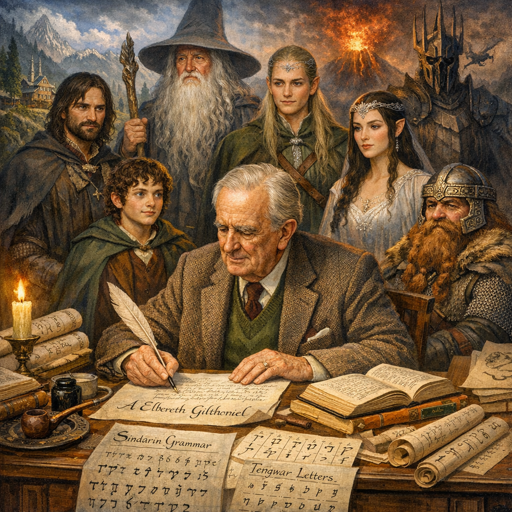 Язык Синдарин Толкина похож на татарский