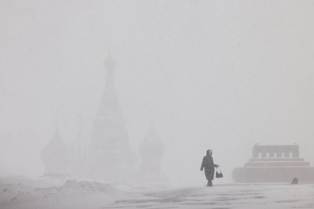    Москва снегопад ТАСС